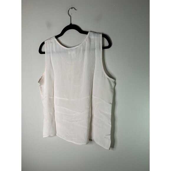 Coldwater Creek Pink Tank Top Shell Round Neck Size Large NWT - Picture 5 of 9